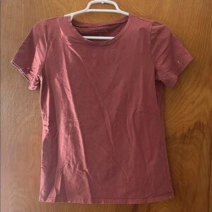 Ann Taylor Mauve Short Sleeve Tee